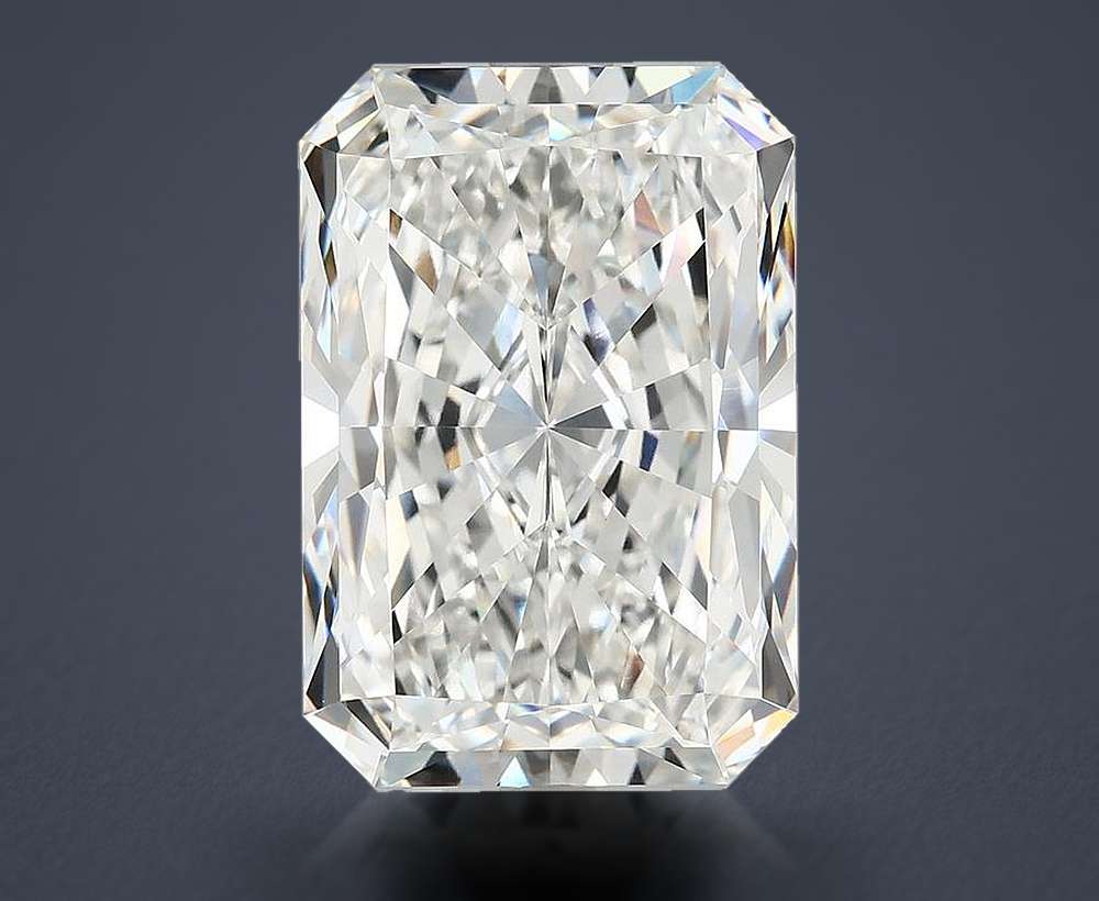 10.62ct F VVS2 Rare Carat Ideal Cut Radiant Lab Grown Diamond