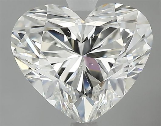 1.84ct I SI1 Rare Carat Ideal Cut Heart Diamond