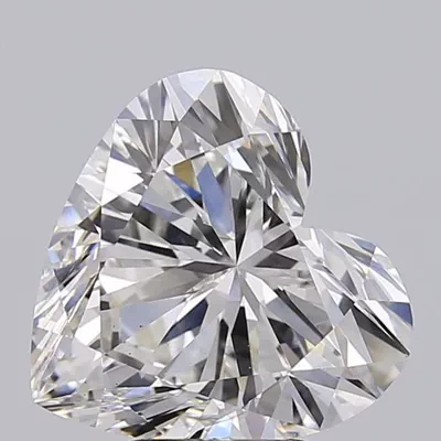 5.08ct F VS1 Rare Carat Ideal Cut Heart Lab Grown Diamond
