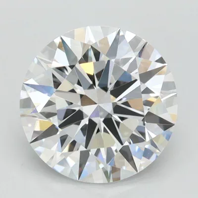1.59ct D FL Rare Carat Ideal Cut Round Lab Grown Diamond