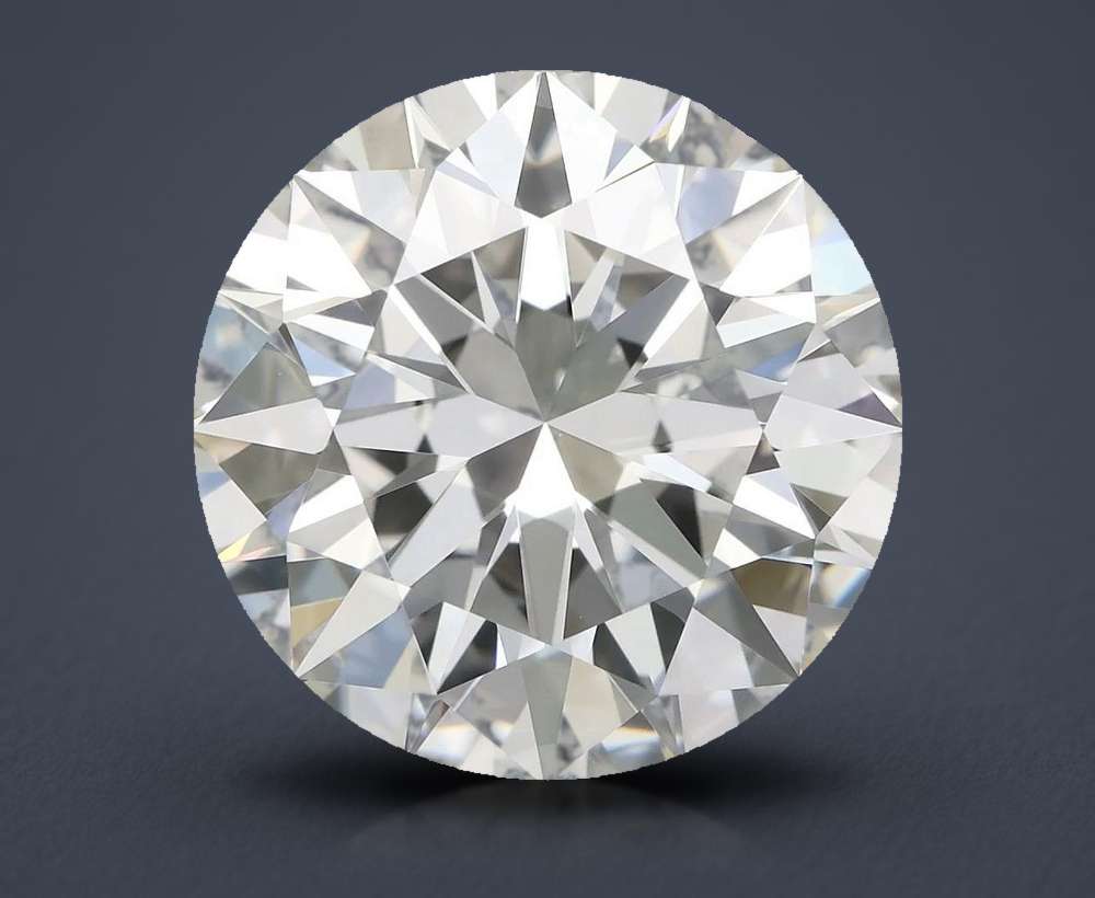 2.80ct H VVS2 Rare Carat Ideal Cut Round Diamond