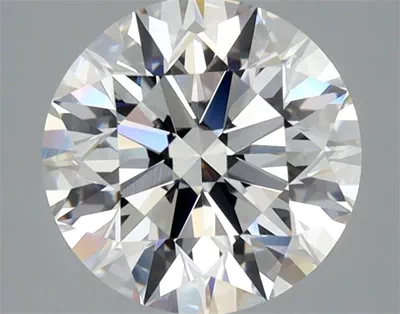 2.70ct F IF Rare Carat Ideal Cut Round Diamond