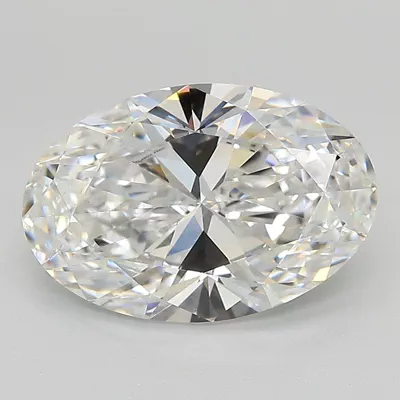2.92ct D VS1 Rare Carat Ideal Cut Oval Lab Grown Diamond