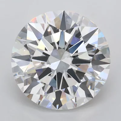 4.04ct F VVS2 Rare Carat Ideal Cut Round Lab Grown Diamond