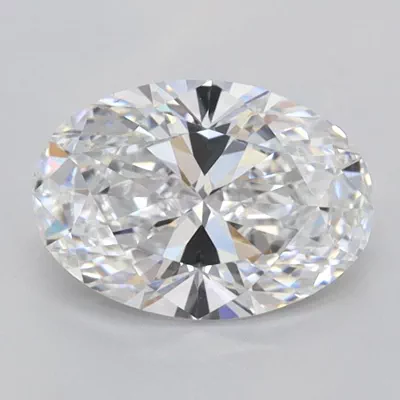 1.09ct D FL Rare Carat Ideal Cut Oval Lab Grown Diamond