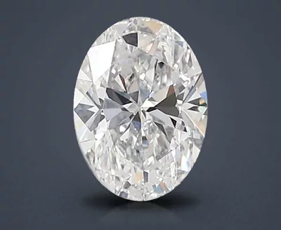1.04ct D VS1 Rare Carat Ideal Cut Oval Lab Grown Diamond