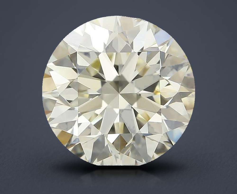 2.50ct K VS2 Rare Carat Ideal Cut Round Diamond