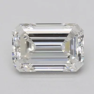 1.30ct F VS1 Excellent Cut Emerald Lab Grown Diamond