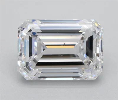 1.54ct D VS2 Excellent Cut Emerald Lab Grown Diamond