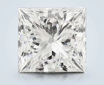 1.08ct D VVS2 Rare Carat Ideal Cut Princess Lab Grown Diamond