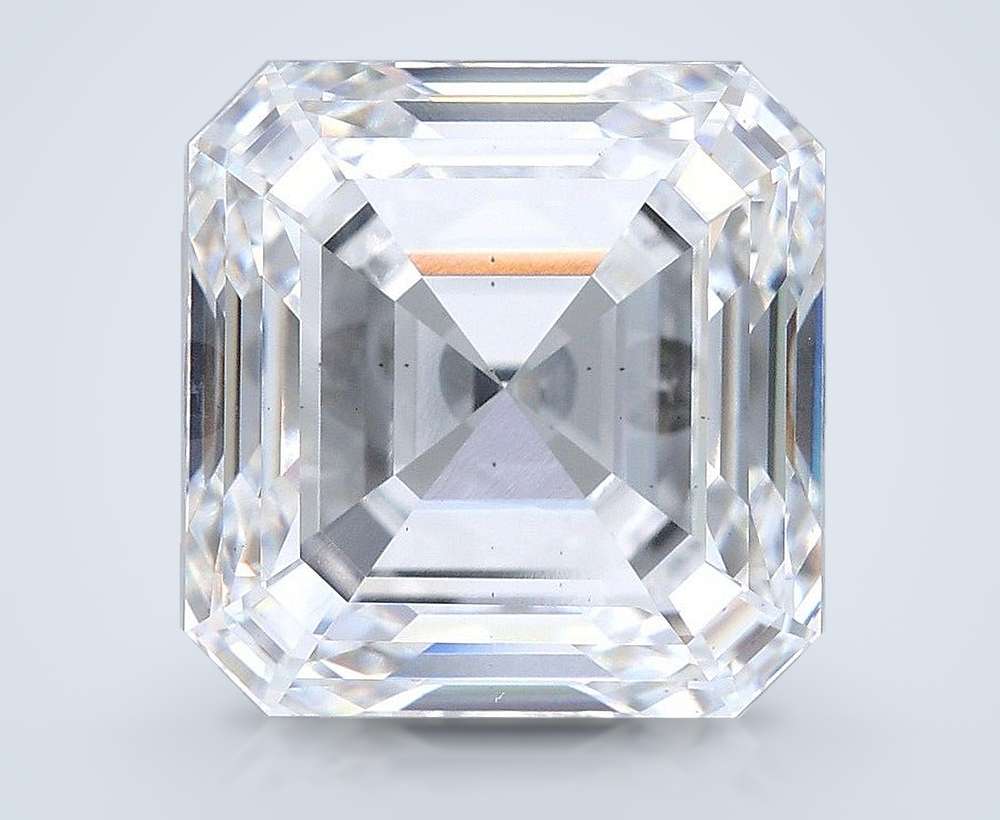 11.13ct E VS2 Rare Carat Ideal Cut Asscher Lab Grown Diamond