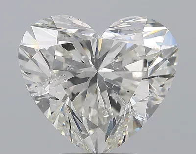 5.01ct H SI2 Very Good Cut Heart Diamond