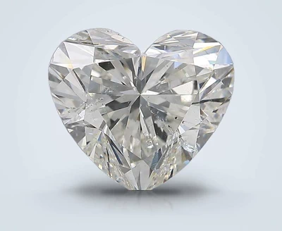 5.01ct H SI2 Rare Carat Ideal Cut Heart Diamond