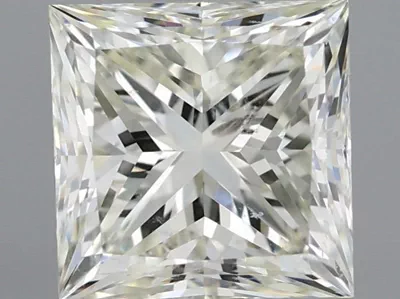 1.51ct J SI2 Rare Carat Ideal Cut Princess Diamond
