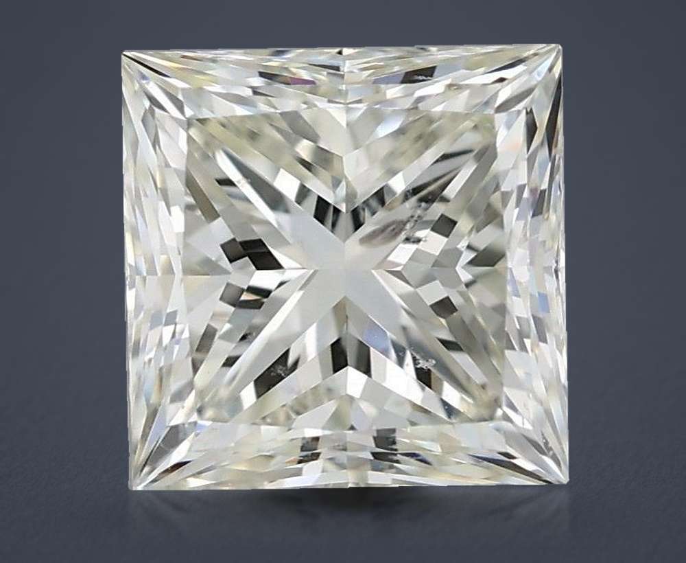 1.51ct J SI2 Rare Carat Ideal Cut Princess Diamond