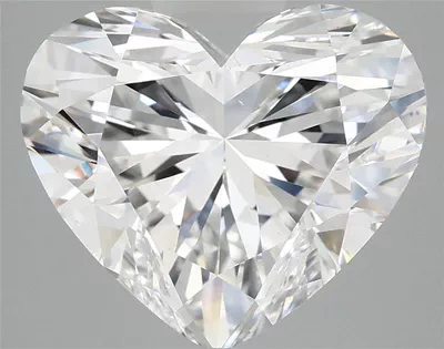 5.23ct E VS1 Rare Carat Ideal Cut Heart Lab Grown Diamond