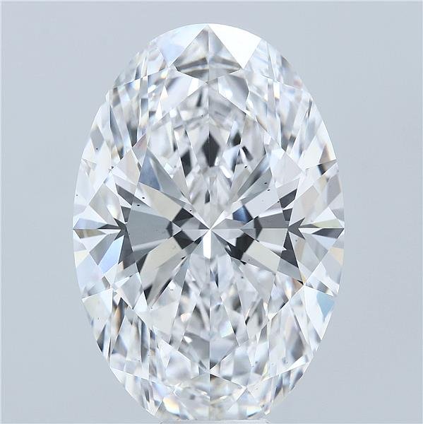15.28ct D VS2 Rare Carat Ideal Cut Oval Lab Grown Diamond