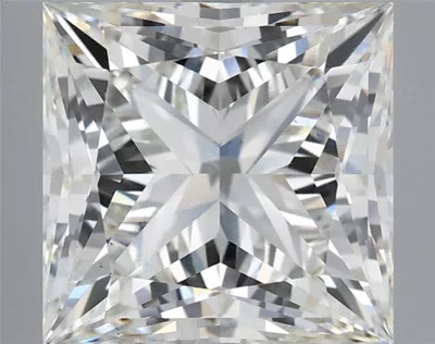 7.03ct H VS1 Rare Carat Ideal Cut Princess Lab Grown Diamond