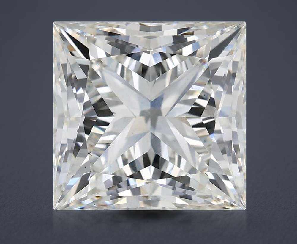 7.03ct H VS1 Rare Carat Ideal Cut Princess Lab Grown Diamond