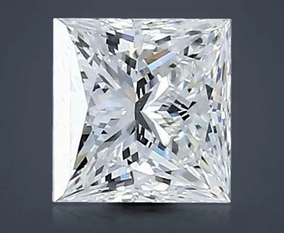 0.79ct F VS1 Rare Carat Ideal Cut Princess Diamond