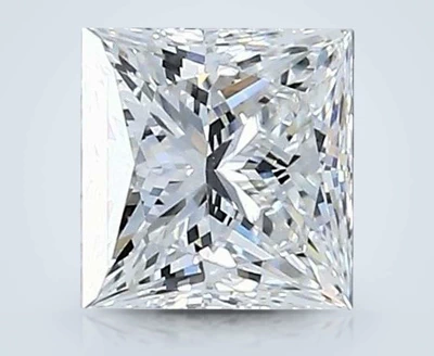 0.79ct F VS1 Rare Carat Ideal Cut Princess Diamond