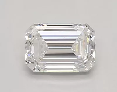 0.80ct D VVS2 Rare Carat Ideal Cut Emerald Lab Grown Diamond