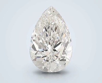 3.09ct G VVS2 Rare Carat Ideal Cut Pear Lab Grown Diamond