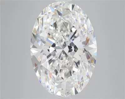 9.09ct F VS2 Rare Carat Ideal Cut Oval Lab Grown Diamond