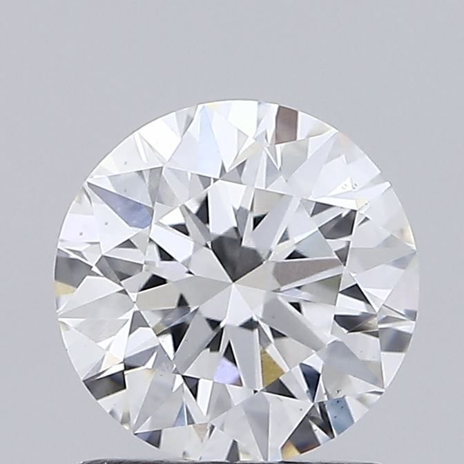 1.26ct F VS2 Rare Carat Ideal Cut Round Lab Grown Diamond