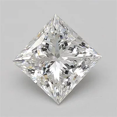 1.35ct F VS1 Rare Carat Ideal Cut Princess Lab Grown Diamond