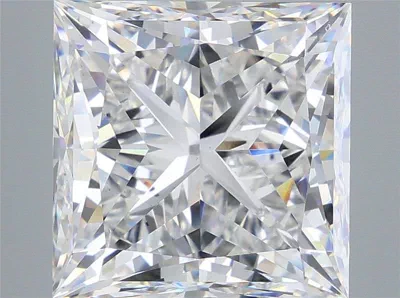 12.03ct E VS2 Rare Carat Ideal Cut Princess Lab Grown Diamond