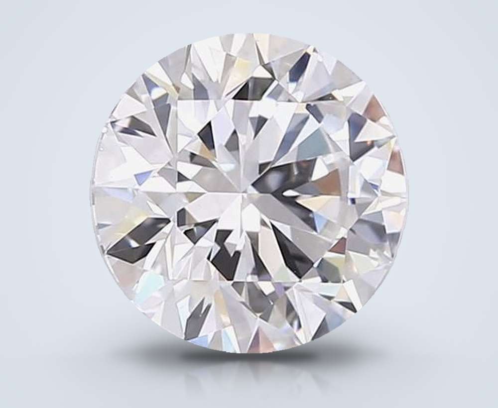 4.54ct E VS1 Rare Carat Ideal Cut Round Lab Grown Diamond