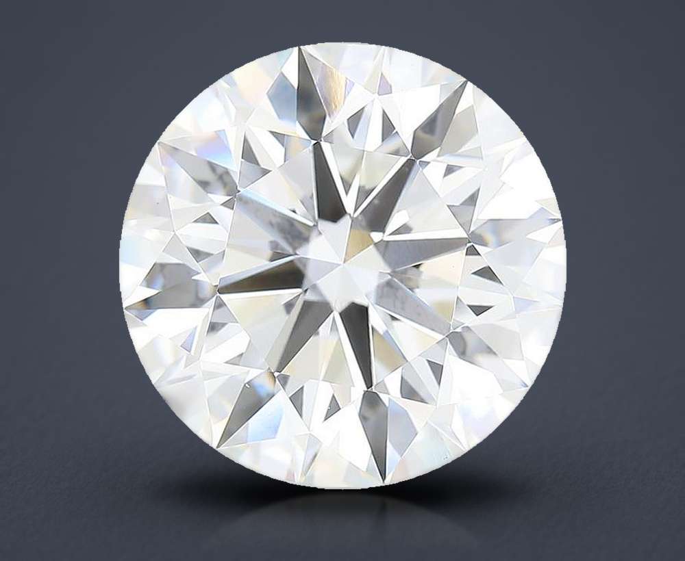 11.02ct G VVS2 Excellent Cut Round Lab Grown Diamond