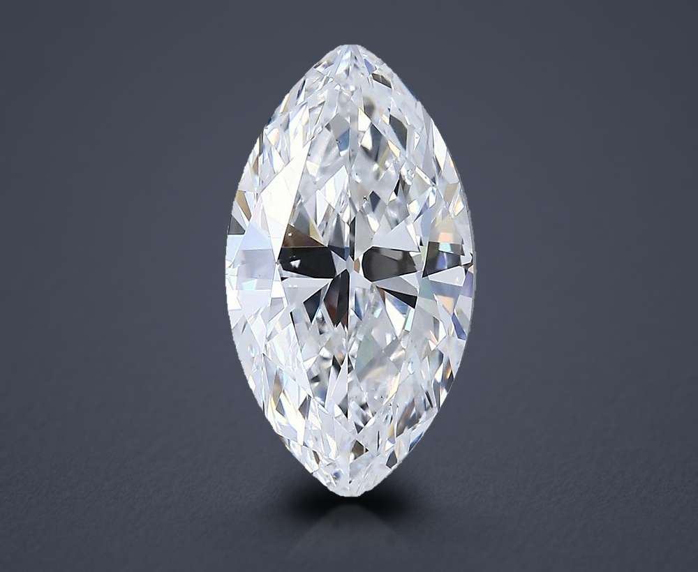 3.09ct D SI1 Very Good Cut Marquise Diamond