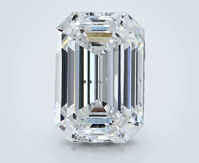 2.51ct D SI1 Very Good Cut Emerald Diamond