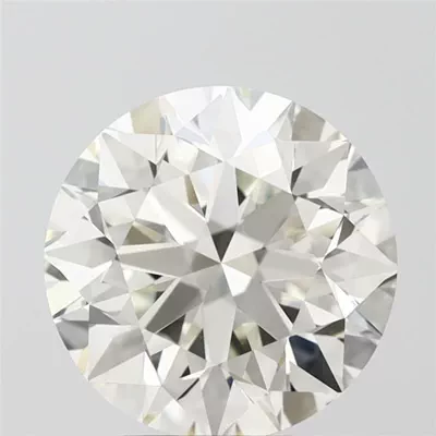 3.71ct J VVS2 Excellent Cut Round Diamond