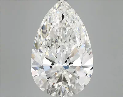 11.01ct F VVS2 Rare Carat Ideal Cut Pear Lab Grown Diamond