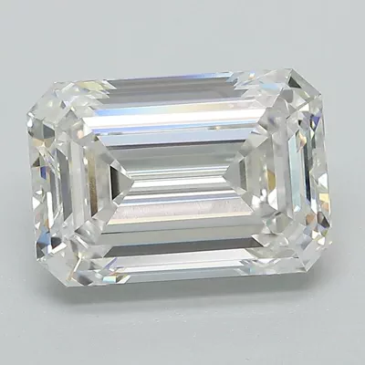 5.07ct G VVS2 Excellent Cut Emerald Lab Grown Diamond