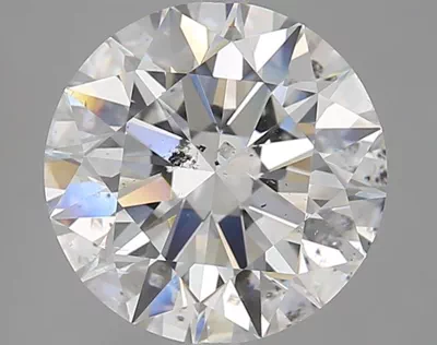 3.04ct F SI2 Rare Carat Ideal Cut Round Diamond