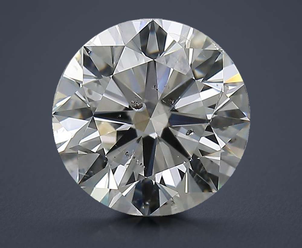 3.50ct H SI2 Ideal Cut Round Diamond