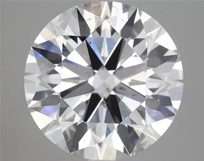 5.02ct G SI1 Rare Carat Ideal Cut Round Lab Grown Diamond