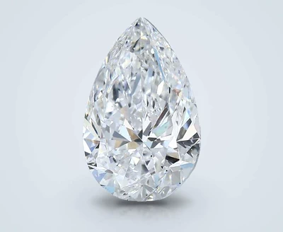 3.50ct D SI1 Rare Carat Ideal Cut Pear Diamond
