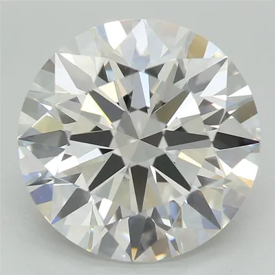3.92ct D VVS2 Rare Carat Ideal Cut Round Lab Grown Diamond