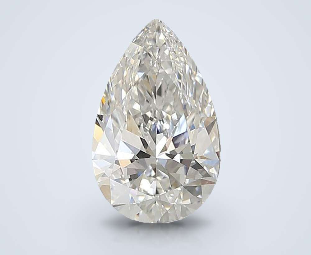 1.59ct E VS1 Rare Carat Ideal Cut Pear Lab Grown Diamond