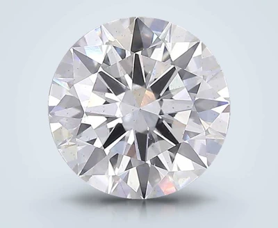 5.01ct F SI2 Rare Carat Ideal Cut Round Lab Grown Diamond