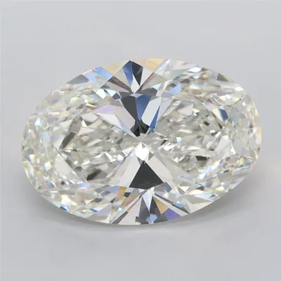 5.02ct G VVS2 Rare Carat Ideal Cut Oval Lab Grown Diamond