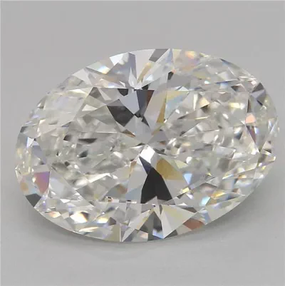 4.06ct E VVS2 Rare Carat Ideal Cut Oval Lab Grown Diamond