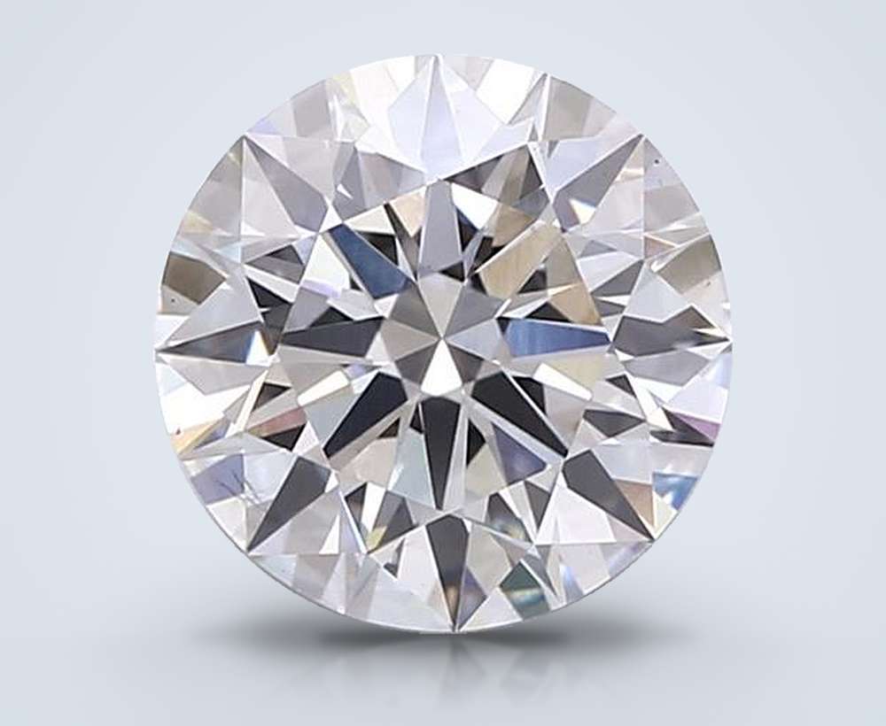 2.51ct G VS2 Rare Carat Ideal Cut Round Lab Grown Diamond