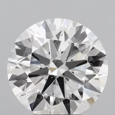 4.01ct F SI1 Excellent Cut Round Lab Grown Diamond