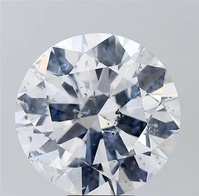 9.01ct D SI2 Rare Carat Ideal Cut Round Diamond